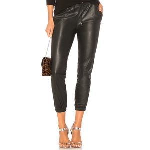 n:PHILANTHROPY Scarlett Leather Joggers Size Small